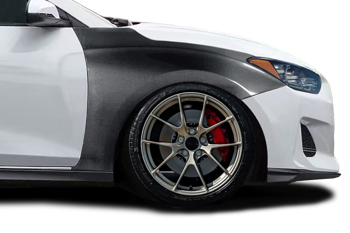 19-22 Hyundai Veloster OEM Look Carbon Fiber Body Kit- Front Fenders 118603