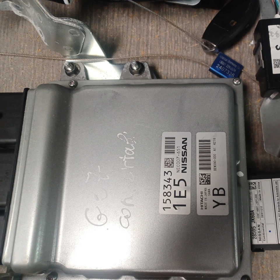 ✅️De 2014 INFINITI G37 Q60 CONVERSÍVEL ECM, BCM. COM CHAVE 2WD. BEM390-000 - Imagem 3 de 4