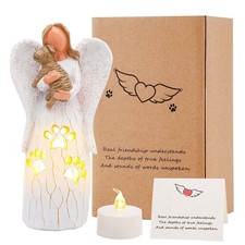BEARAE Loss of Dog Sympathy Gift, Dog Memorial Gifts, Pet Loss Candle Holder ...