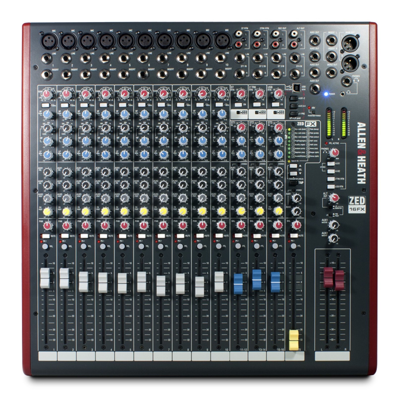Allen - Heath ZED-16FX 10 x mono 3 x stereo USB FX 127390₽