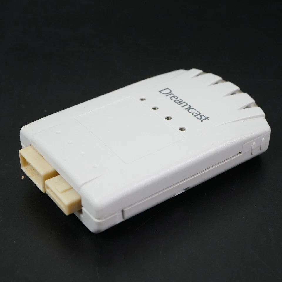 SEGA Dreamcast Official 4X Memory Card HKT-4100 Gray DC w/ Box Tested from JAPAN - Image 4 of 4