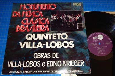 Quinteto Villa-Lobos VILLA-LOBOS/EDINO KRIEGER - EMI/Odeon 31C 052 422063
