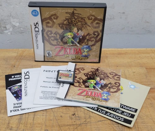 The Legend of Zelda: Phantom Hourglass For Nintendo DS - Complete in Box - USED