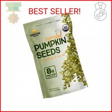 Harvested For You Sea Salted Sprouted Pumpkin Seeds, 22oz Bag, Non GMO, Paleo, G 15.56 per gallon