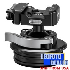 Leofoto STB-75 X-Version Lever-Lock Outdoors BallHead w Integrated 75mm Adapter