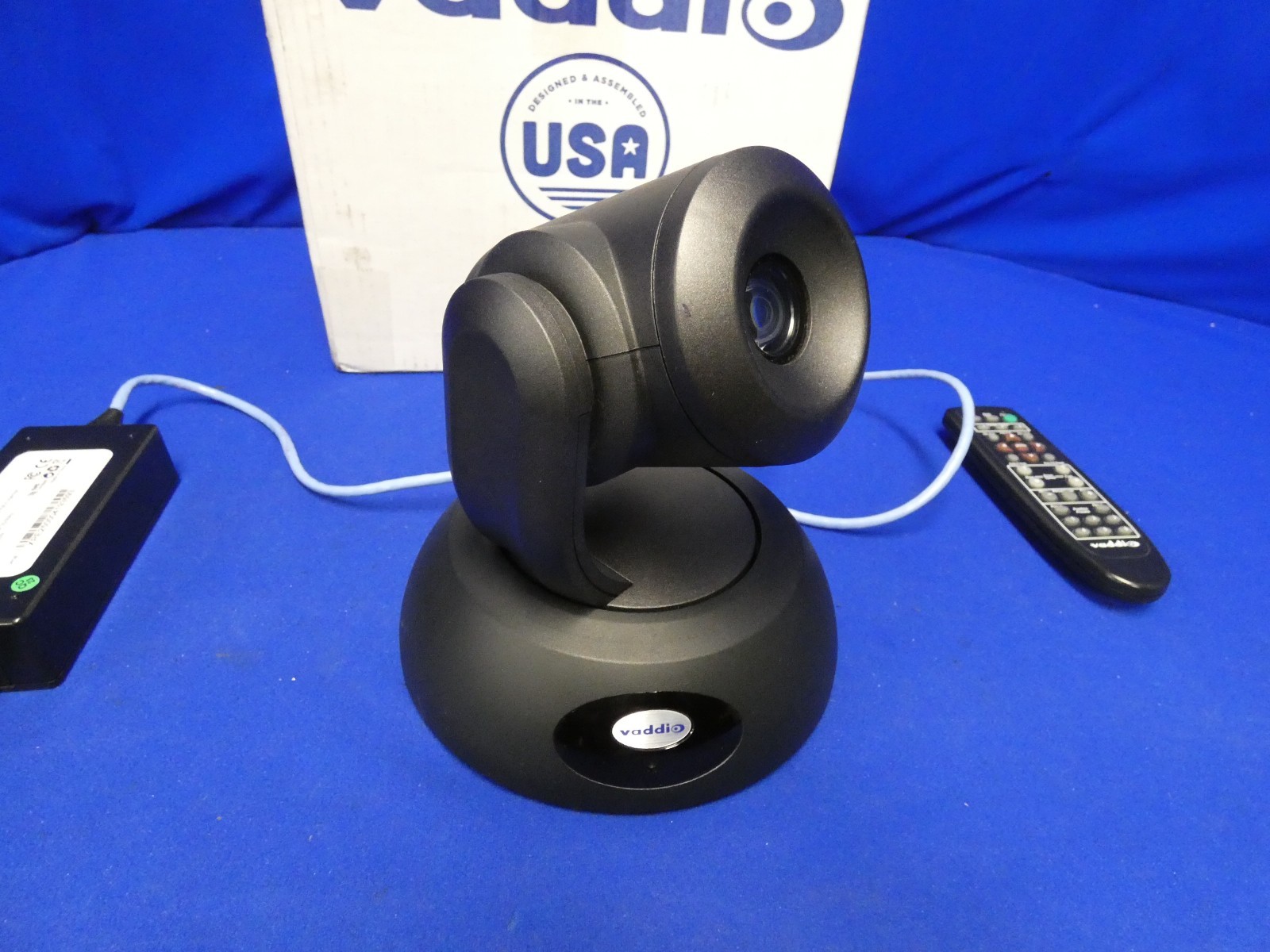 Vaddio RoboSHOT 12E 3G-HD/SDI PTZ Camera w/Box, Power Supply, Remote, Cable