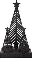 Kerzenhalter Tannenbaum Mit Stern Metall 22 X 13 Cm Kerzenteller & -Tablett