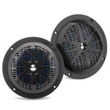 Altavoces marinos dobles Pyle de 5,25 pulgadas - 2 vías impermeables y resistentes a la intemperie...