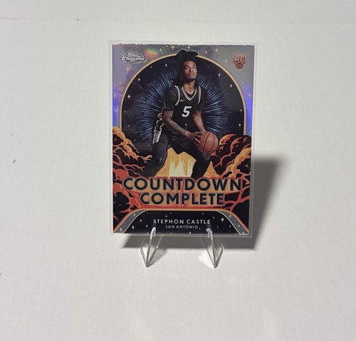 Stephon Castle #CC-13 2024 Topps Chrome Countdown Complete card