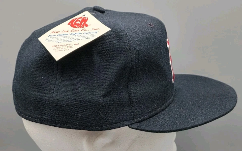 Auténtico equipo emitido por Boston Red Sox New Era 1991 autografiado Jeff Reardon sombrero Foto 4 de 4