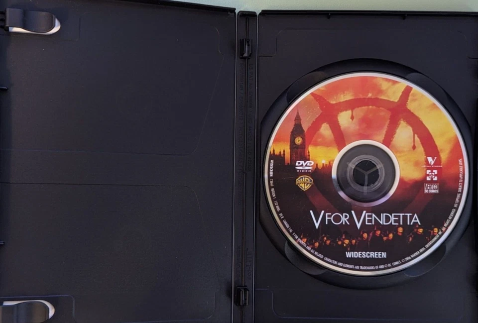 V For Vendetta (DVD, 2006, Canadian, Widescreen Edition) - Image 3 of 3