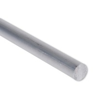 1/2" Diameter 6061 Aluminum Round Rod 24 Inch Length T6511 Extruded 0.5 inch Dia