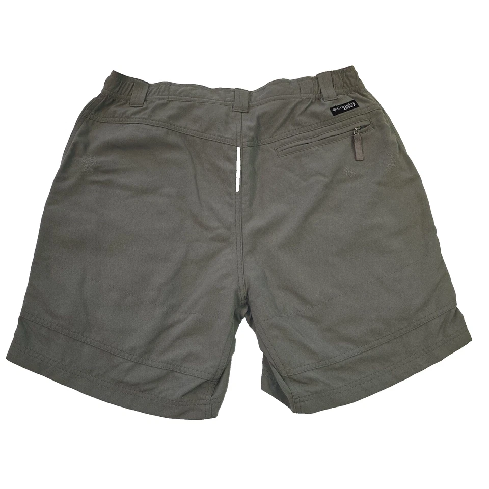 Pantalones Cortos Carga Columbia GRT Mezcla Poliéster Hombres Medianos 8" Verde Omni Dry Foto 2 de 4