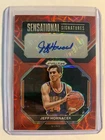JEFF HORNACEK 2022-23 Prizm Choice SENSATIONAL SIGNATURES Red Scope Auto #SS-JH