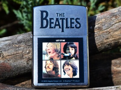The Beatles Let it Be Zippo Lighter - John Lennon, Paul McCartney