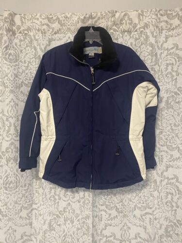 Obermeyer Vintage Ski Jacket Blue White Fits Like 