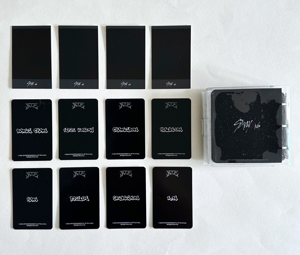 Stray Kids JYP Shop Ate Pop-Up MD Binder Photocard | eBay