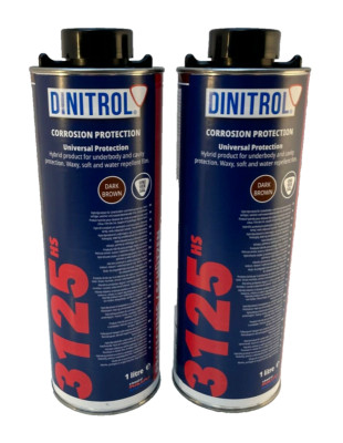 DINITROL 3125 HS Original Rostschutz High Solids 1 Liter 1L Dose x 2