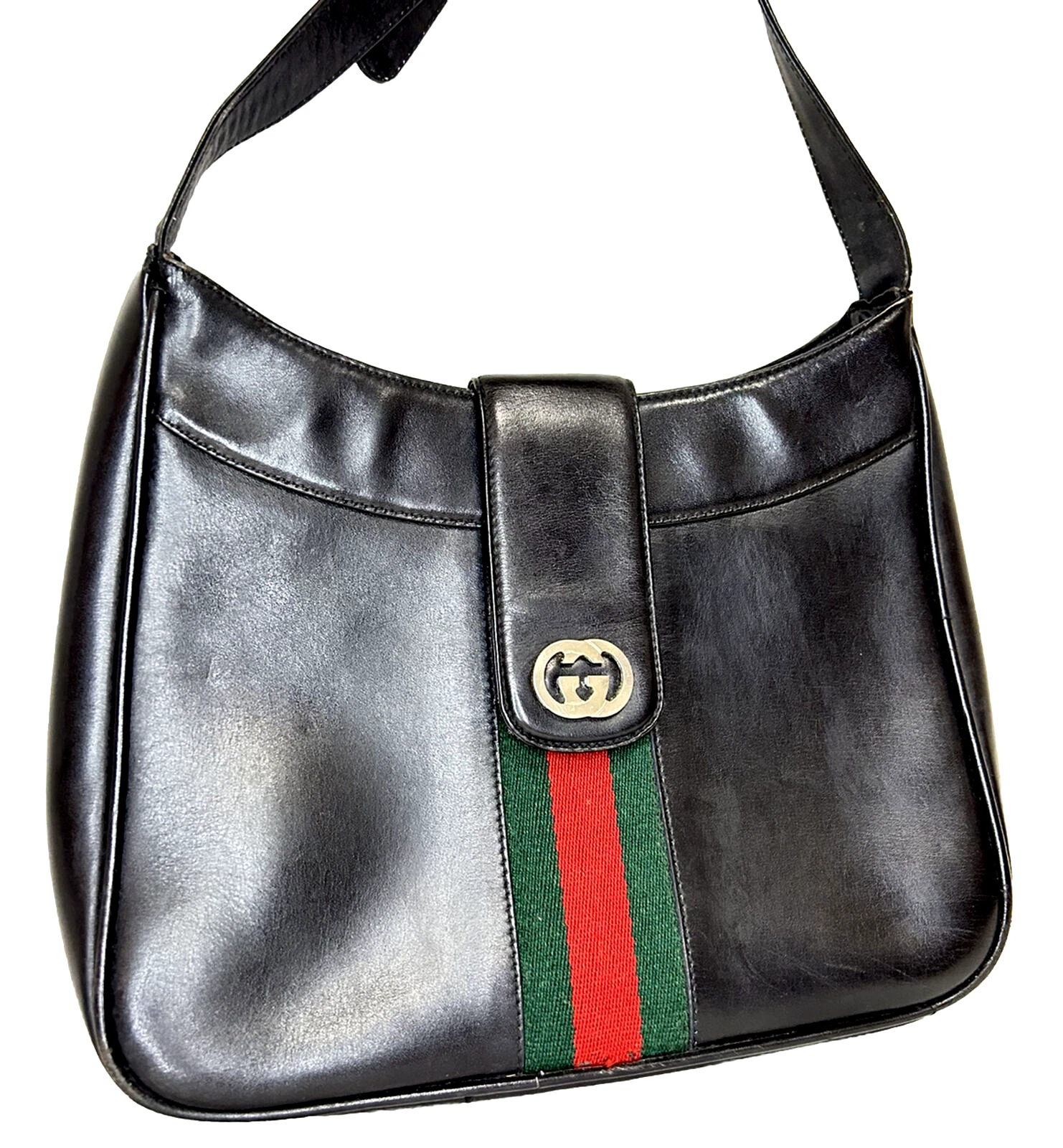 *Rare modèle vintage !* Sac bandoulière Gucci Sherry Line authentique du Japon A0075