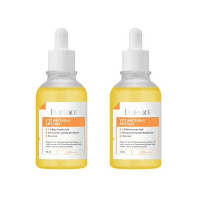 Deoproce Vita Whitening Ampoule 100ml*2Pcs - FREE SHIPPING