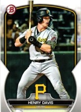 2023 BOWMAN PROSPECTS HENRY DAVIS PAPER BASE BASEBALL CARD #BP-14