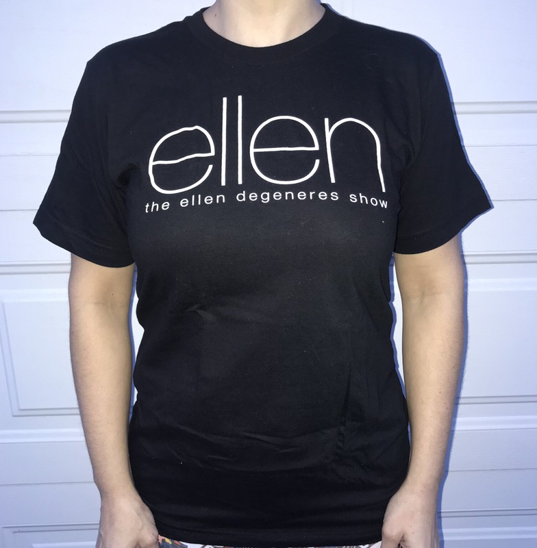 Rare 'The Ellen Show' Men's Smal T-Shirt Black - BRAND NEW with tag