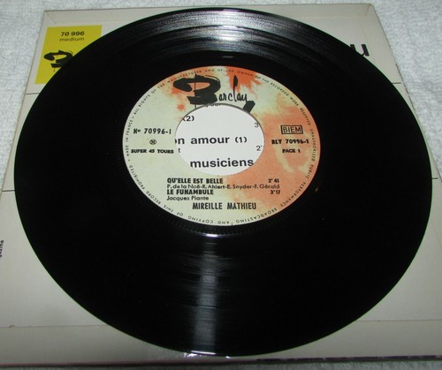 MIREILLE MATHIEU Pourquoi Mon Amour ORIG FR BARCLAY 1966 4 Track EP - Picture 4 of 7