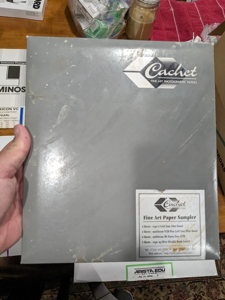 ¡Una carga madre de papel blanco y negro de bellas artes! Bergger, Foma, Cachet, Luminos Foto 3 de 4