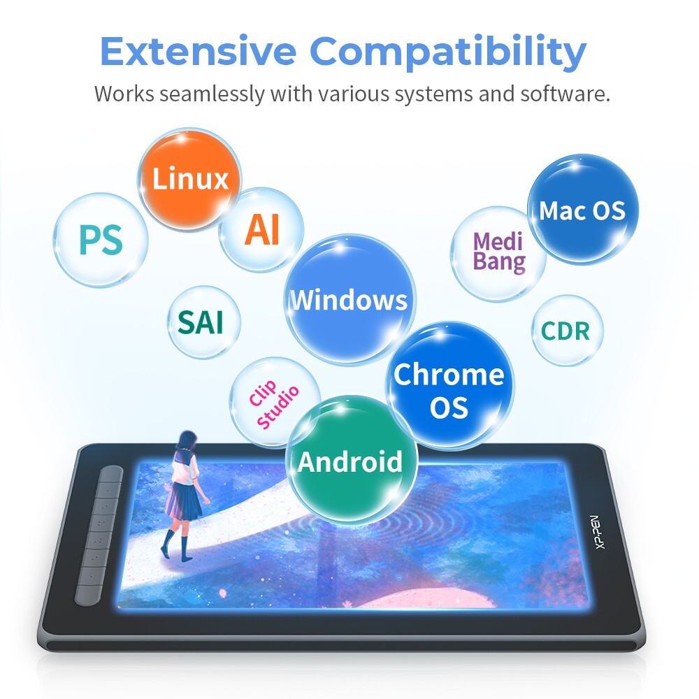 XPPen Artist 12 2nd Gen Graphics Drawing Tablet Full Lamination Tilt Refurbished