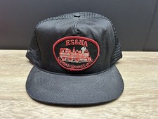 Vintage ES NA Eureka Springs Arkansas Trucker Mesh Snapback Hat Cap NWOT