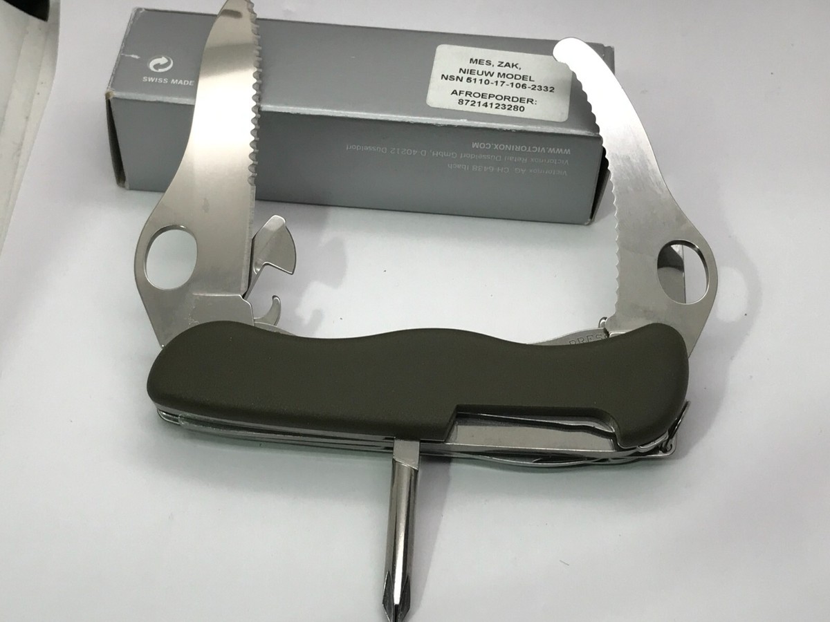 VICTORINOX 2010 RARE KL DAK DUTCH ARMY Nato stock number KNIFE