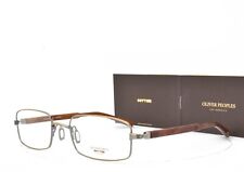 Oliver Peoples Eyeglasses Antique Gold RECTANGULAR 52-19-143 RUSTON AG/MYB