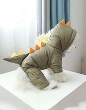 Dinosaur costume for small dogs premium quality with padding inside for warmth 