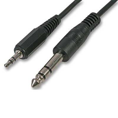 Audio Cable Stereo Plug 6.3mm 