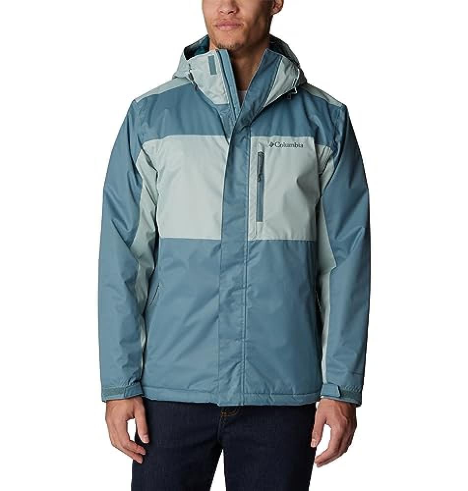 (TG. XXL) Columbia Tipton Peak Insulated Jacket, Giacca Invernale Uomo, Metal/Ni