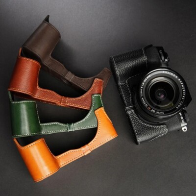 Camera Half Case Genuine Leather Body for Fuji XS10 Protective Sleeve Box Base