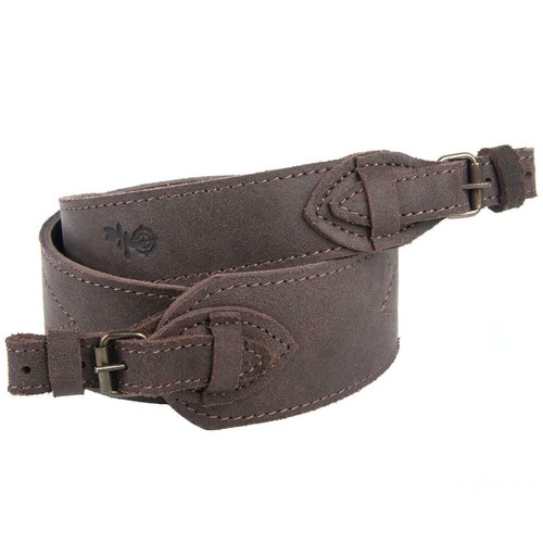 Sling Rifle Tactical Shotgun Hunting Strap Leather Shoulder Shooting Rifles Belt - Picture 5 of 14