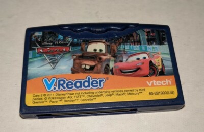 2011 Disney Pixar Cars Vtech V.Reader Cartridge