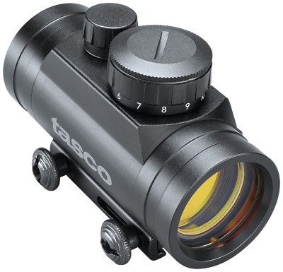 Tasco ProPoint Rifle Red Dot 30mm, 5 MOA Dot, 11 Brightness Settings, Waterproof