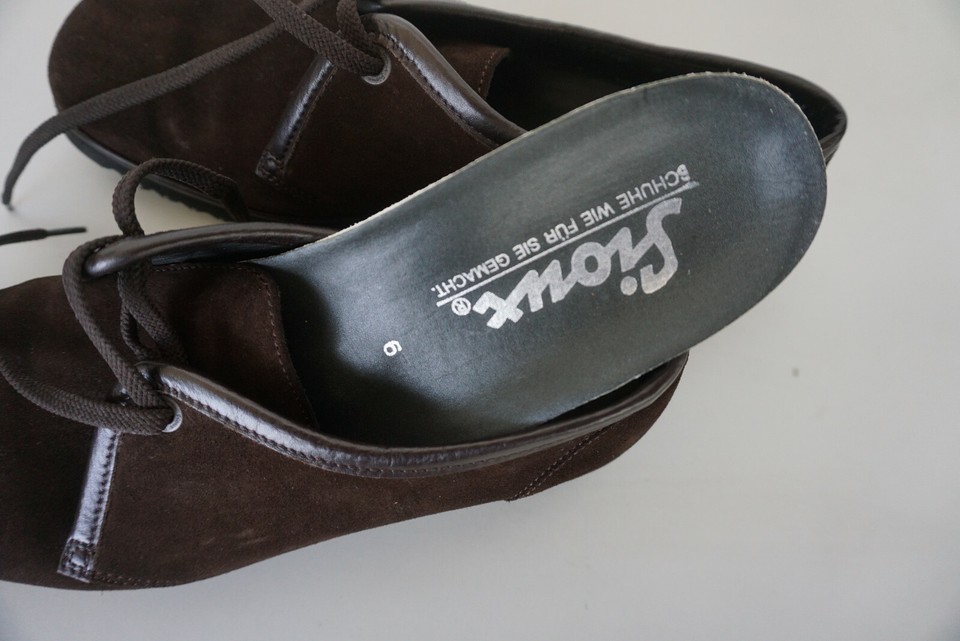 Sioux Ladies Comfort Shoes Lace Up Comfortable Gr.6/39 Suede Braun Like