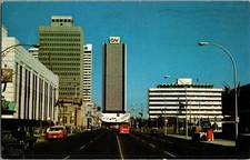City Hall & CN Towers, Civic Centre Development, Edmonton, Alberta Postcard 1971
