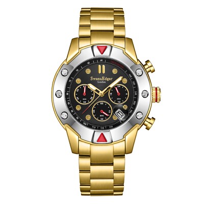 Limited Edition Swan  Edgar Hand Assembled Bosworth Mecha Quartz Gold SE1771 NIB