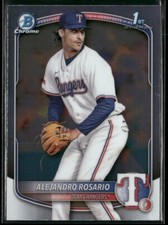 2025 Bowman Chrome Prospects 1st #BCP-125 - Alejandro Rosario - Rangers!