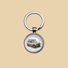 Porte-clés R5 GTL beige daim