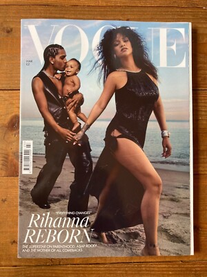 女性情報誌 British Vogue March 2023 Rihanna Vogue UK British Marzo - March 2023: RIHANNA and ASAP ROCKY