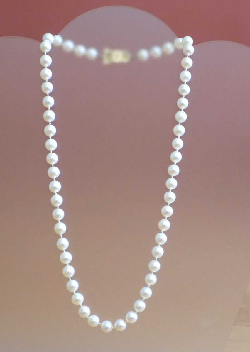 廃盤【MIKIMOTO】THE PEARL NECKLACE Mikimoto pearl necklace 14k | eBay