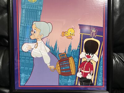 Warner Bros Looney Tunes London Sylvester Tweety Poster | eBay