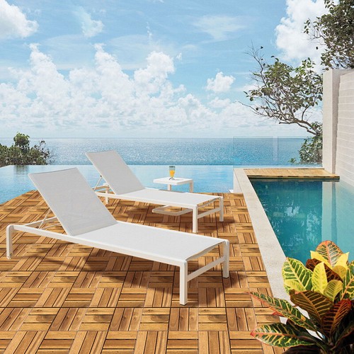 1m² Holzfliesen Fliesen Platten Terrassenfliesen Holzfliese 30x30cm Bodenbelage - Bild 8 von 13