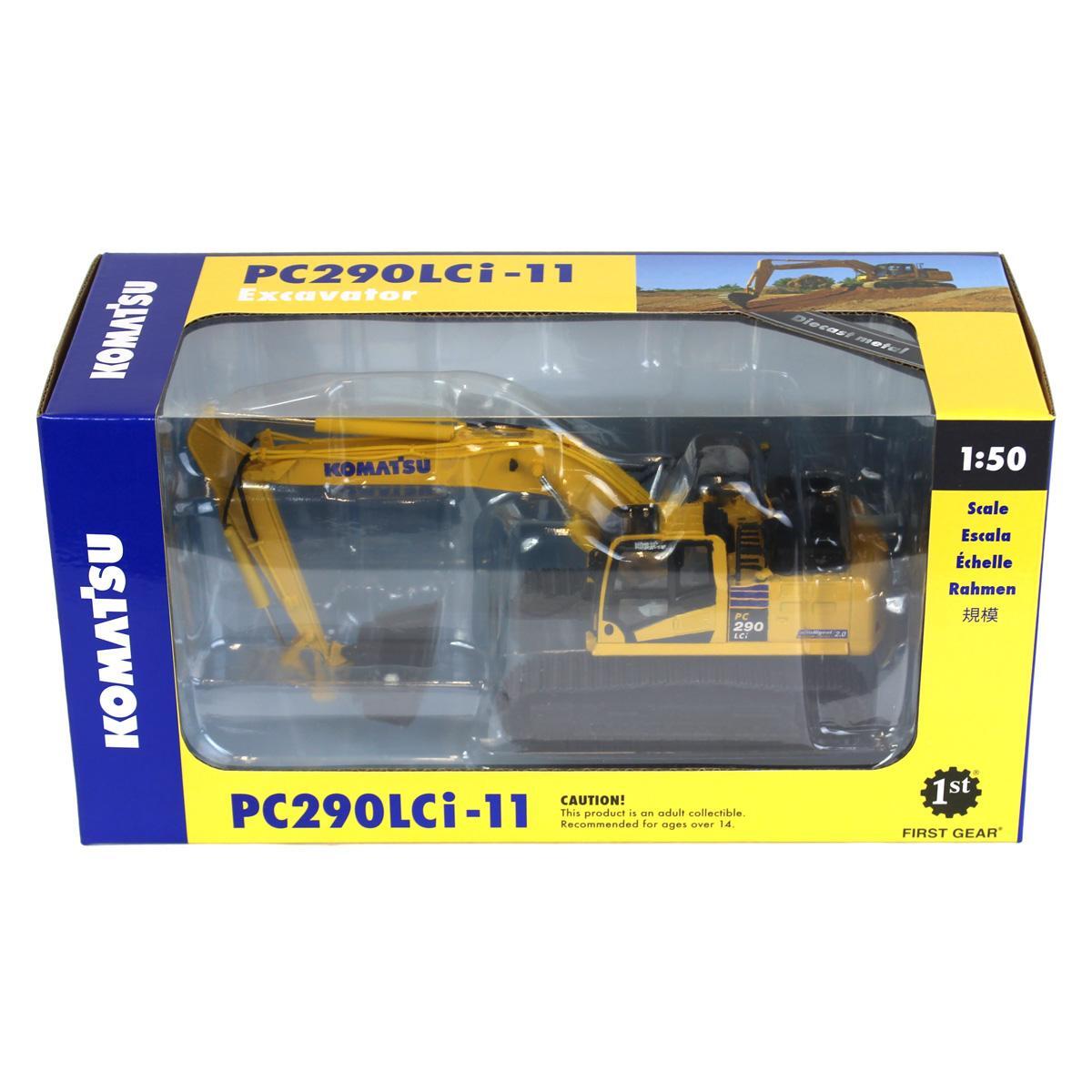 First Gear 1/50 Komatsu PC290LCi-11 Trackhoe Excavator 50 First Gear 1/50 Komatsu PC290LCi-11 Trackhoe Excavator 50