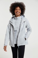 Mountain Warehouse Whirlwind Women's Jacket Waterproof Ladies 3 In 1 Zip Coat